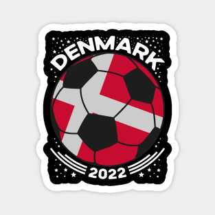 Denmark Flag Soccer Football Team Magnet