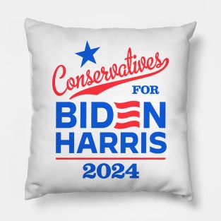 Conservatives For Biden 2024 Pillow