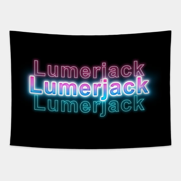 Lumberjack Tapestry by Sanzida Design