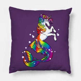 Unicorn Mermaid Mermicorn Pillow