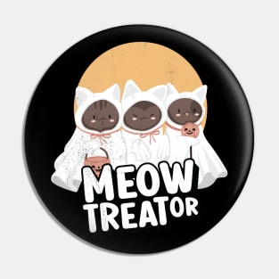 Meow or treat Pin