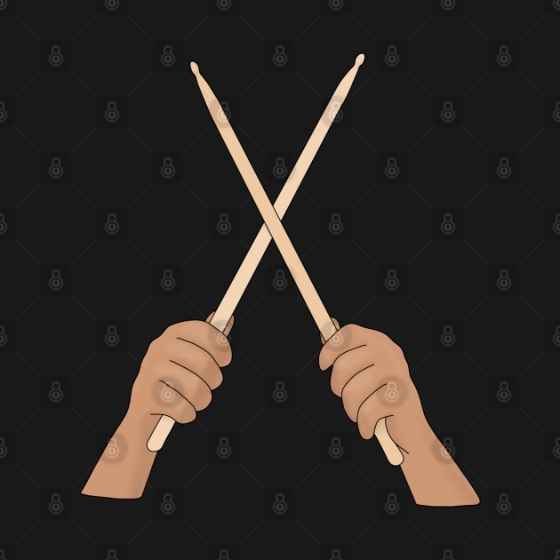 Crossed Drumsticks by DiegoCarvalho