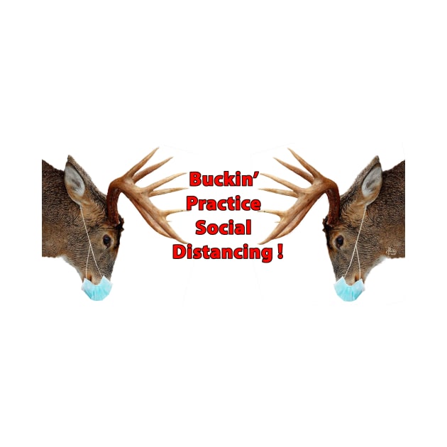 Buckin' Practice Social Distancing by 1Artdude