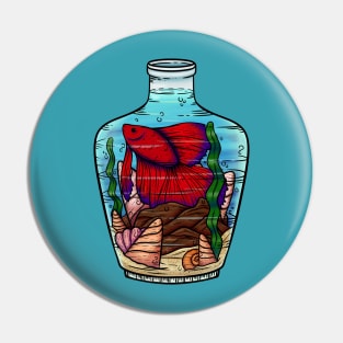 Fish in a Bottle Pin