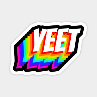 YEET - Typography Graphic Design Magnet