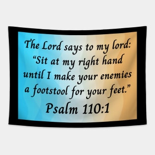 Bible Verse Psalm 110:1 Tapestry