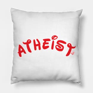 Happy Atheist by Tai's Tees Pillow