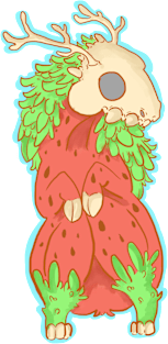 Strawberry Wendigo Magnet