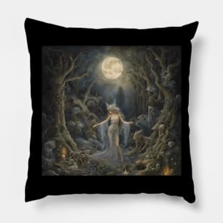 enchanted  forest Pillow