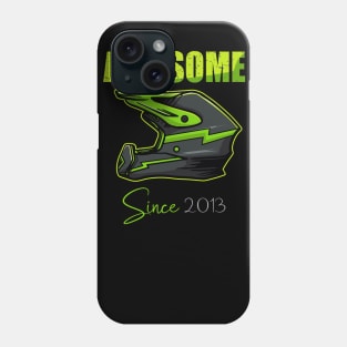 Awesome Since 2013 6rd Years Old dirt bike Phone Case