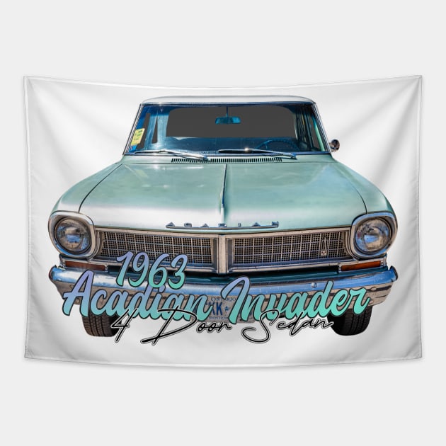 1963 Acadian Invader 4 Door Sedan Tapestry by Gestalt Imagery