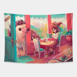 Bakery Hedgehog Tapestry