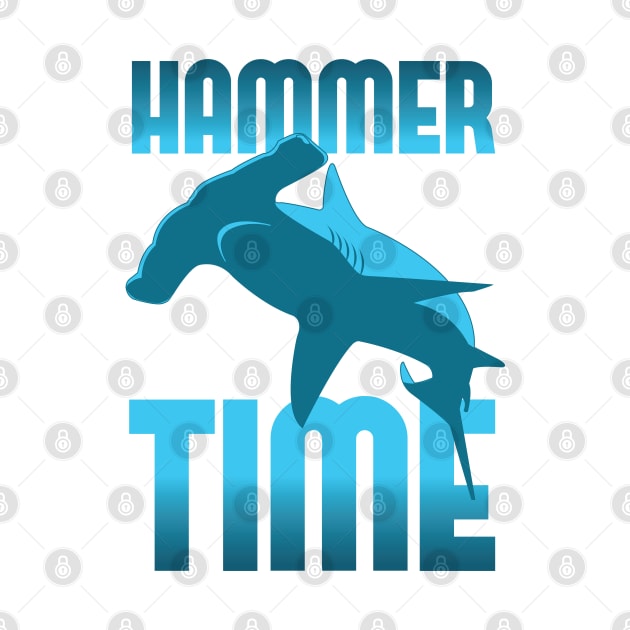 Hammer Time - Hammerhead Shark by Vector Deluxe