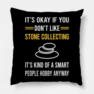 Smart People Hobby Stone Collecting Stones Pillow