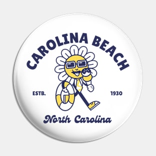 Carolina Beach, NC Flower Fun in the Sun Pin