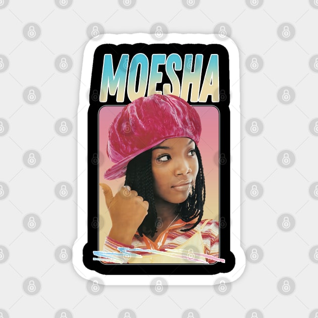 Moesha - 90s Style Fan Design Magnet by DankFutura