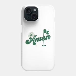 Amen Masters Golf - Masters Golf Azalea Phone Case