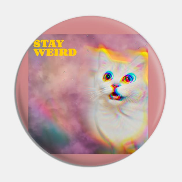 Stat weird cat Pin by Art Cube