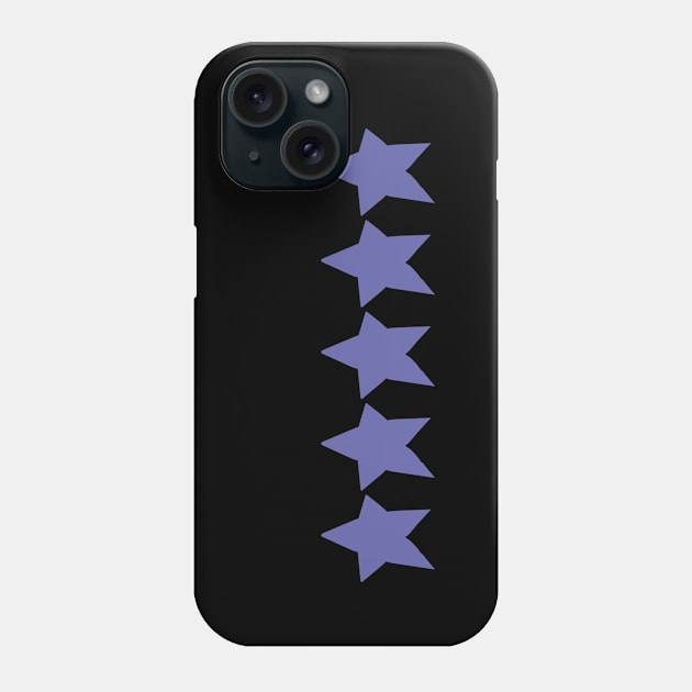 Very Peri Periwinkle Blue Five Star Color of the Year 2022 Phone Case by ellenhenryart