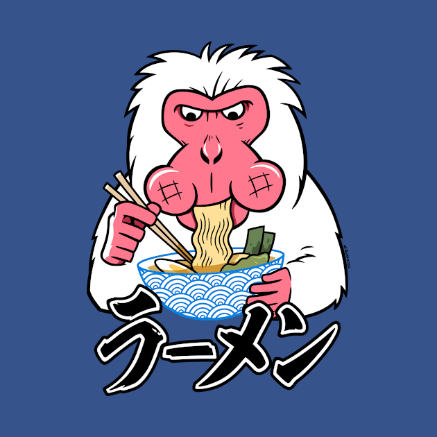 Snow Monkey Ramen by wloem