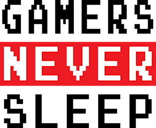 GAMING - GAMERS NEVER SLEEP Magnet