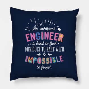 An awesome Engineer Gift Idea - Impossible to Forget Quote Pillow