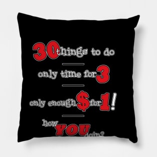 30 Things… Pillow