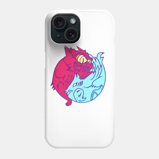 Anger and Calmness. Phone Case by Dahriwaters92