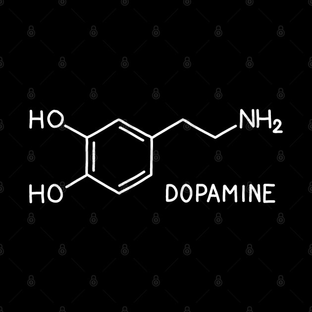 Dopamine molecule by valentinahramov