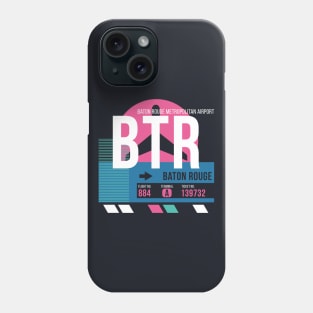Baton Rouge (BTR) Airport // Sunset Baggage Tag Phone Case