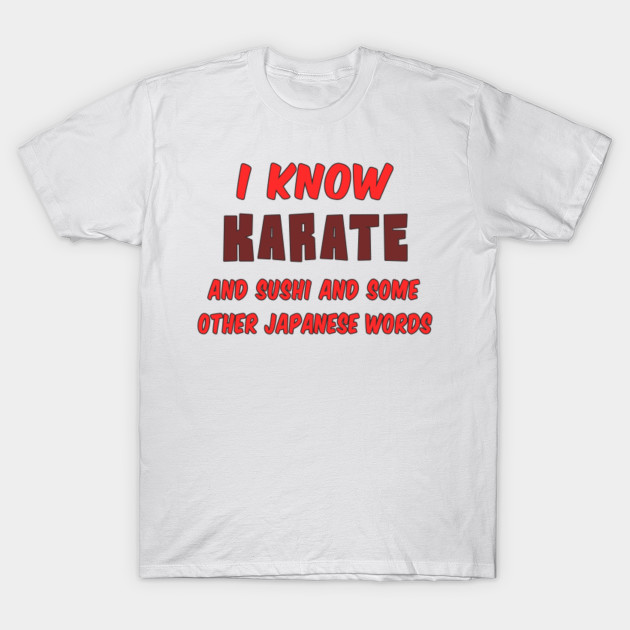 karate t shirts funny