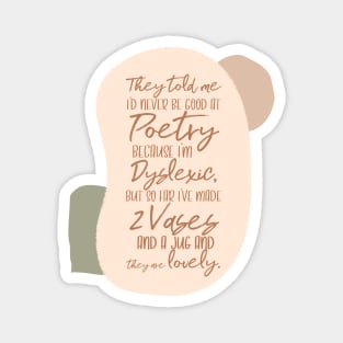 Pottery Vase Joke Magnet