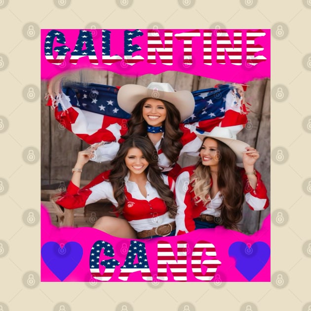 Galentine gang all American girls by sailorsam1805