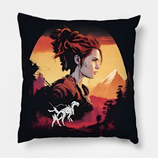 horizon zero dawn Pillow