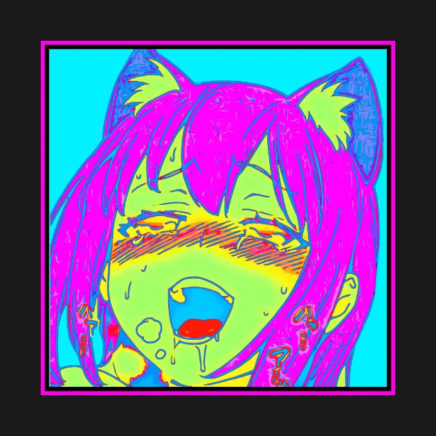 Neon Ahegao by BigTexFunkadelic