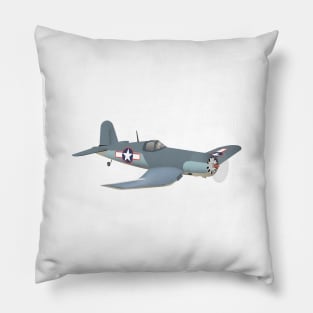 Corsair WWII Airplane Pillow