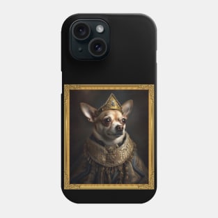 Chihuahua - Medieval Royality (Framed) Phone Case