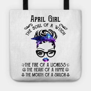 April Girl The Soul Of A Witch The Fire Of Lioness Tote