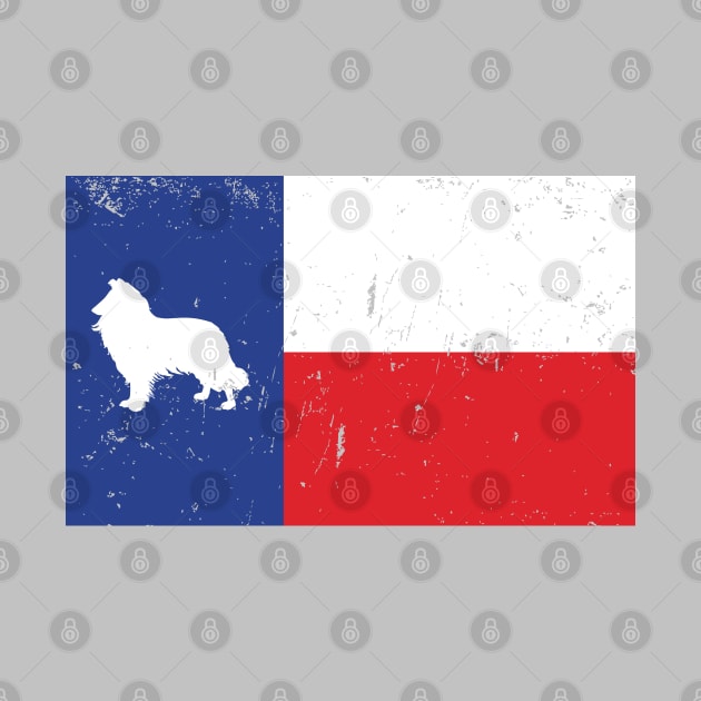 Texas flag, Lone Star State, Lone star flag, Collie, Star by TheShirtGypsy