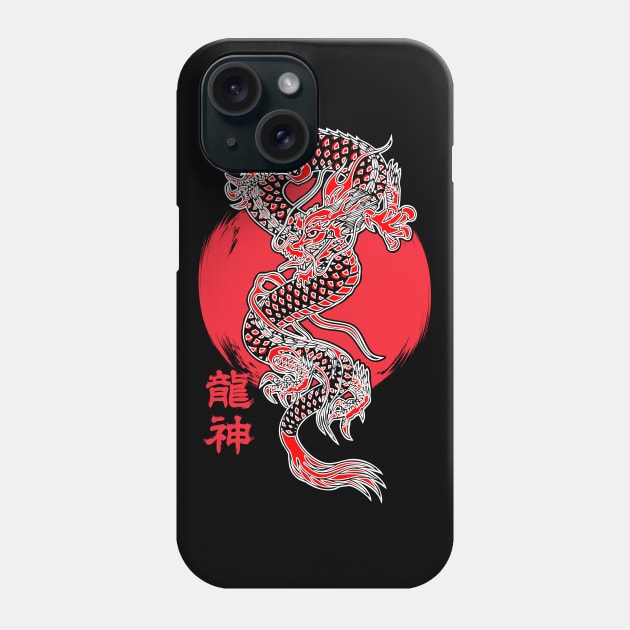 Dragon God Phone Case by Designkix