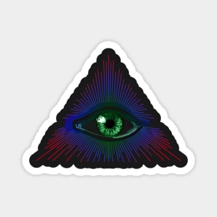 Psychedelic Art All Seeing Eye Third Eye Alchemy Psychic Visionary Magnet