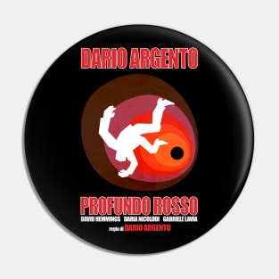 Dario Argento Deep Red Design Pin