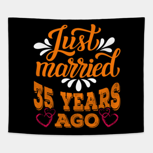 Anniversary Married 35 Years Ago Shirt - Wedding &hellip;