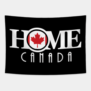 HOME Canada long white text Tapestry