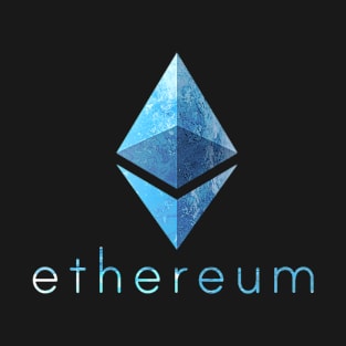 Ethereum Logo Blue Marble T-Shirt