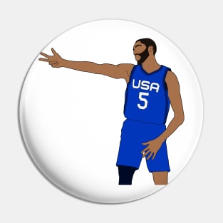 Mikal Bridges 3pt Celebration Pin