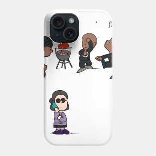 Party Like Black Phone Case