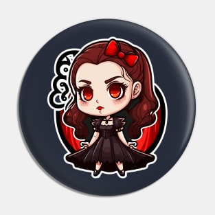 Little Goth Girl Pin