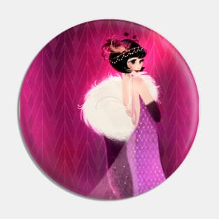 Fabulous Flapper Pin