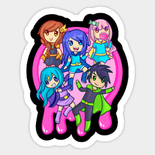 Itsfunneh Stickers Teepublic - itsfunneh roblox family trip